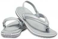 Kids’ Crocband™ Strap Flip Light Grey