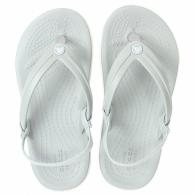 Kids’ Crocband™ Strap Flip Light Grey