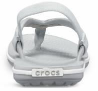 Kids’ Crocband™ Strap Flip Light Grey