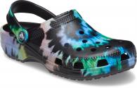 Crocs Classic Tie Dye Graphic Clog multi black