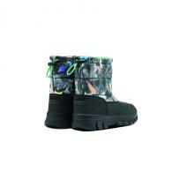 HUNTER WOMENS INSULATED SNOW BOOT SHORT storm camo