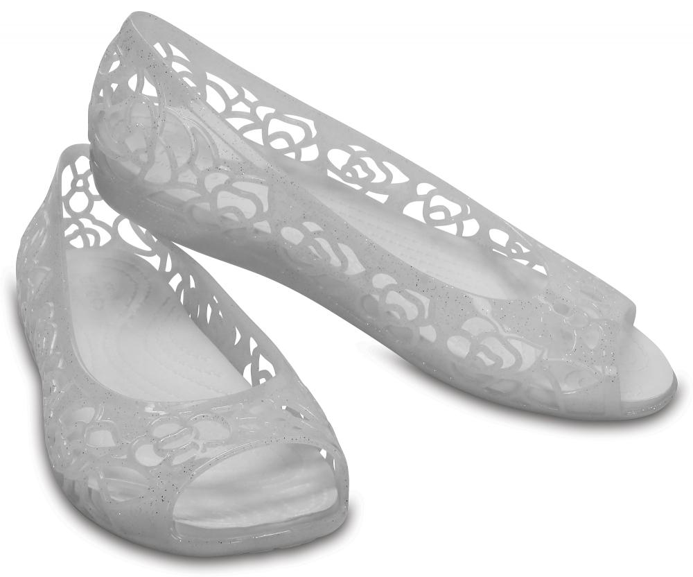 crocs women's isabella jelly flat