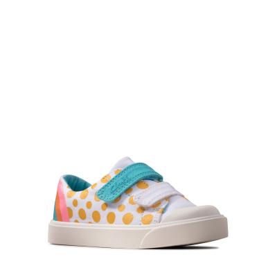 CLARKS City Bright T White Combi