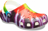 CROCS CLASSIC TIE DYE GRAPHIC KIDS CLOG T 206994 Multi