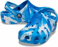 Crocs Classic Marbled Clog cobalt/white