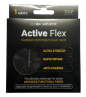 London Athletic Active Flex Seamless Performance Boxers Black