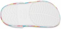 Crocs Crocband Chevron Beaded Clog Kids White