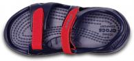 Crocs Swiftwater River Sandal Kids Navy / Flame