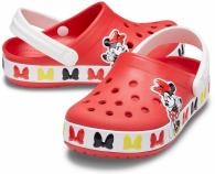 Kids Crocs Fun Lab Disney Minnie Mouse Band Clog flame