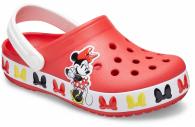 Kids Crocs Fun Lab Disney Minnie Mouse Band Clog flame