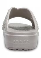 Crocs Sloane Embellished Cross-Strap Sandal Platinum